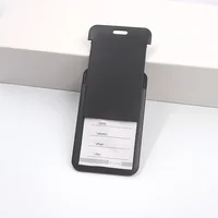 3 pieces/1 piece - High end retractable black work card holder, student meal card holder 4