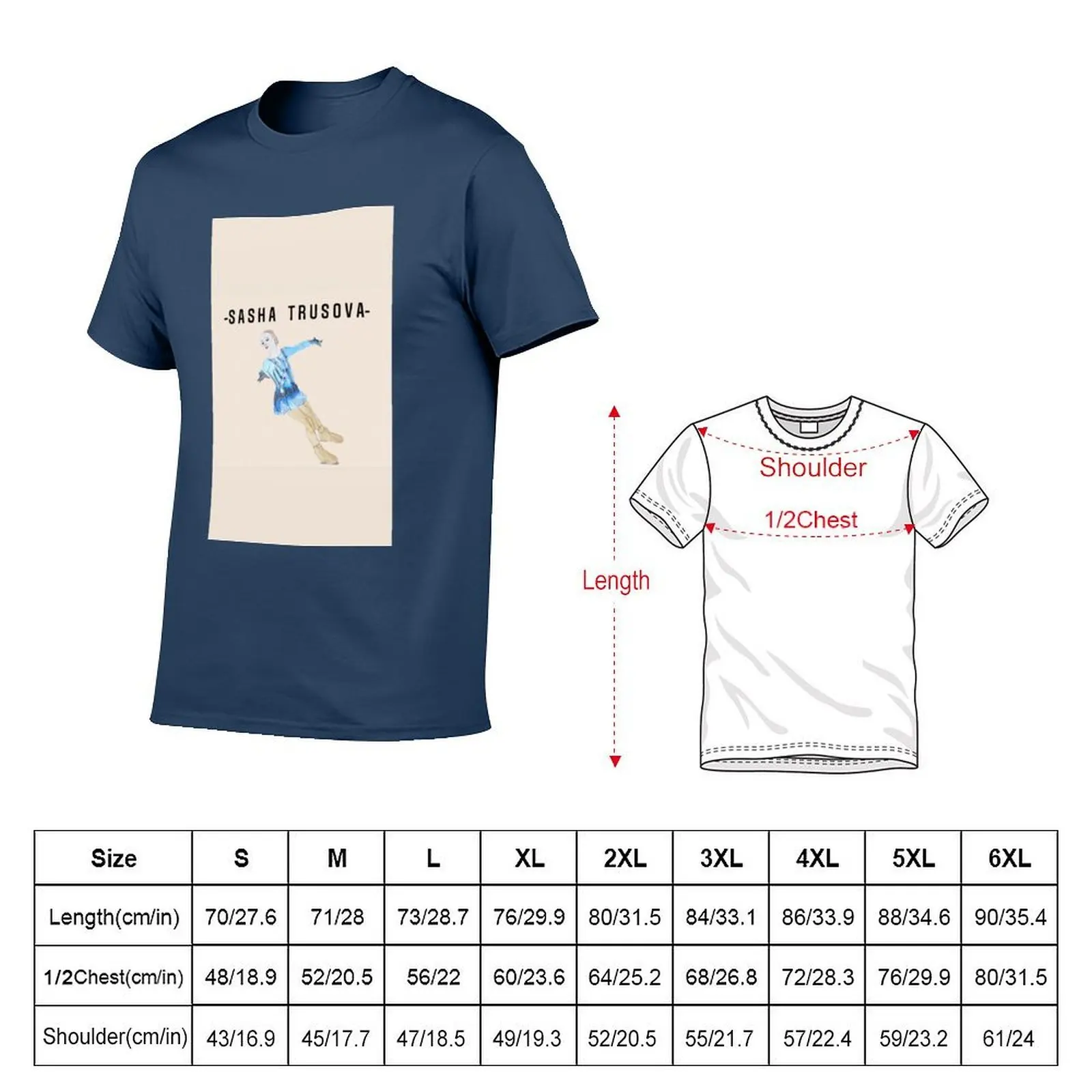 Trusova Arts and - Sasha Designs Design Lovlies T-Shirt Fashion Pattern Printed Tee Shirt