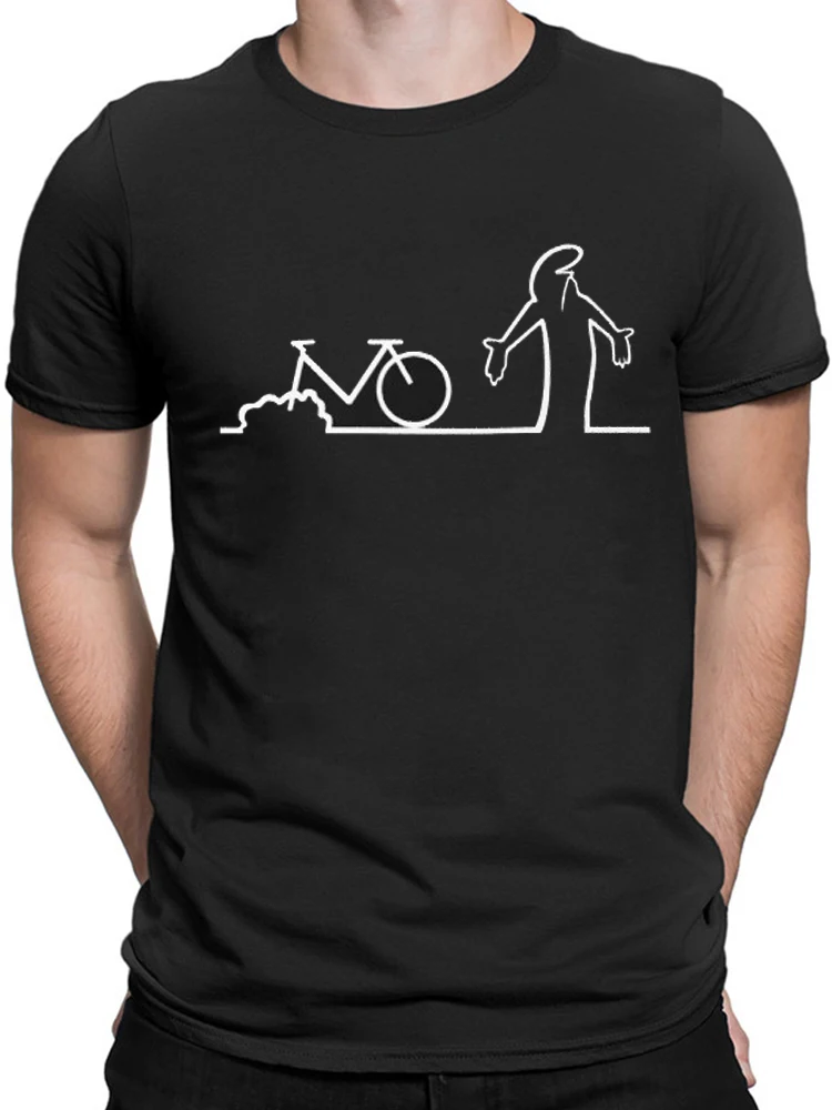 AliExpress UK laoyaoyifu La Linea Bike Amazing Print Tee Unisex Short-sleev Breathable Graphic T Shirts Harajuku Casual Streetwear Tops Men Clothing