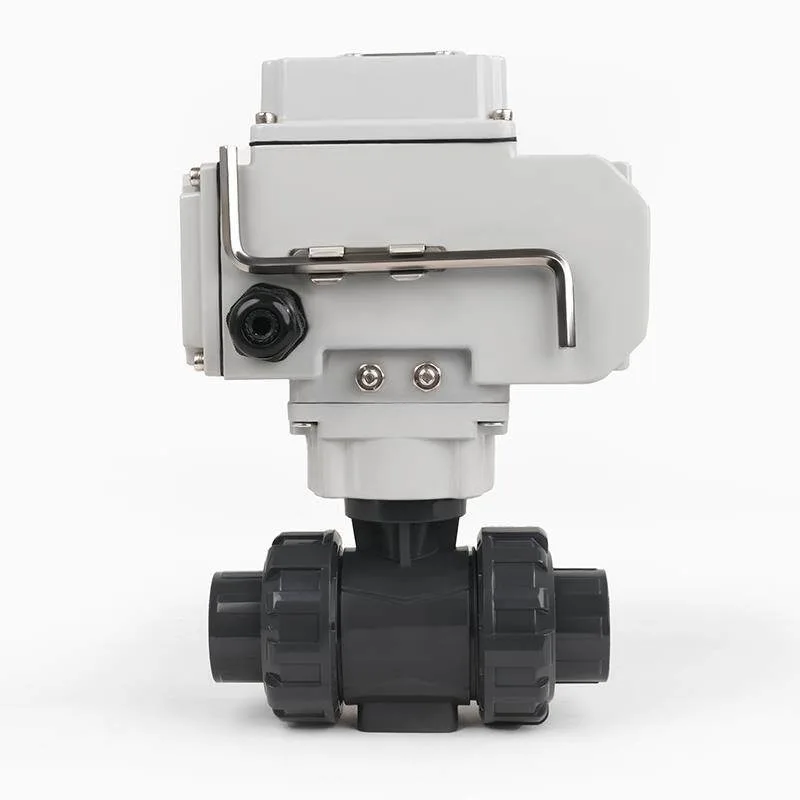 

DN50 Pneumatic UPVC Ball Valve Double Union Pneumatic industrial Valve Automatic Valve For Water/Gas