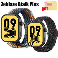 3in1 For Zeblaze Btalk Plus Smart Watch Strap Women men Band Nylon Belt Adjustable Soft Wristband Screen protector film