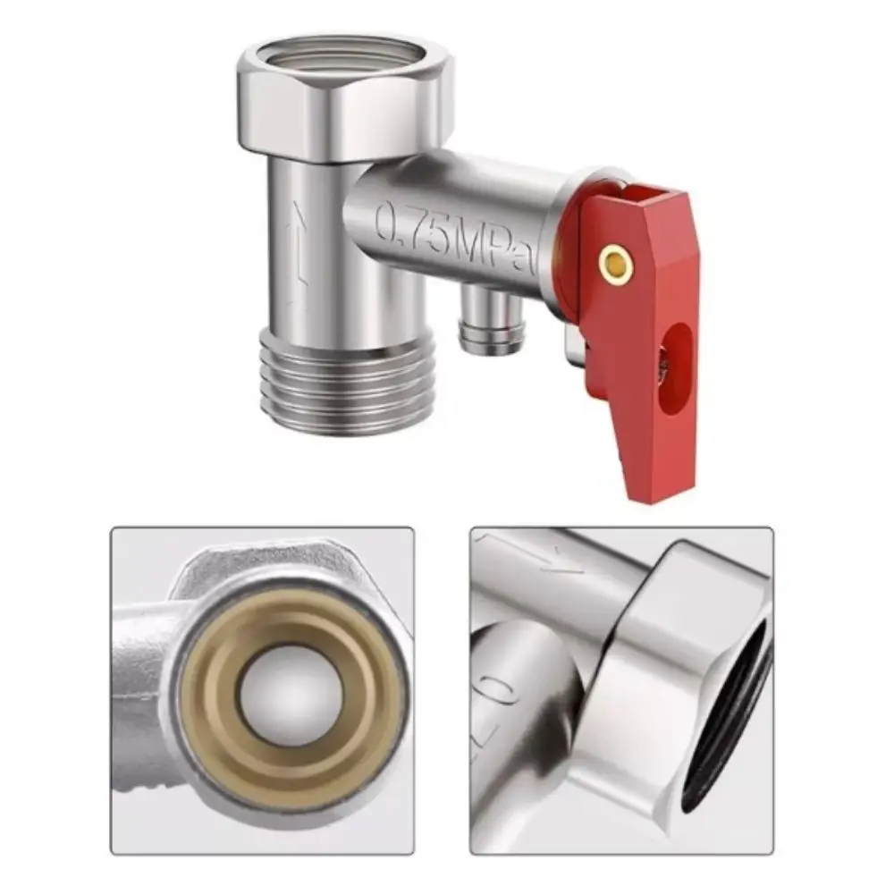 

Регулируемый редукционный клапан с пружинным механизмом, латунная конструкция, прочный дизайн, безопасный клапан, медный материал.