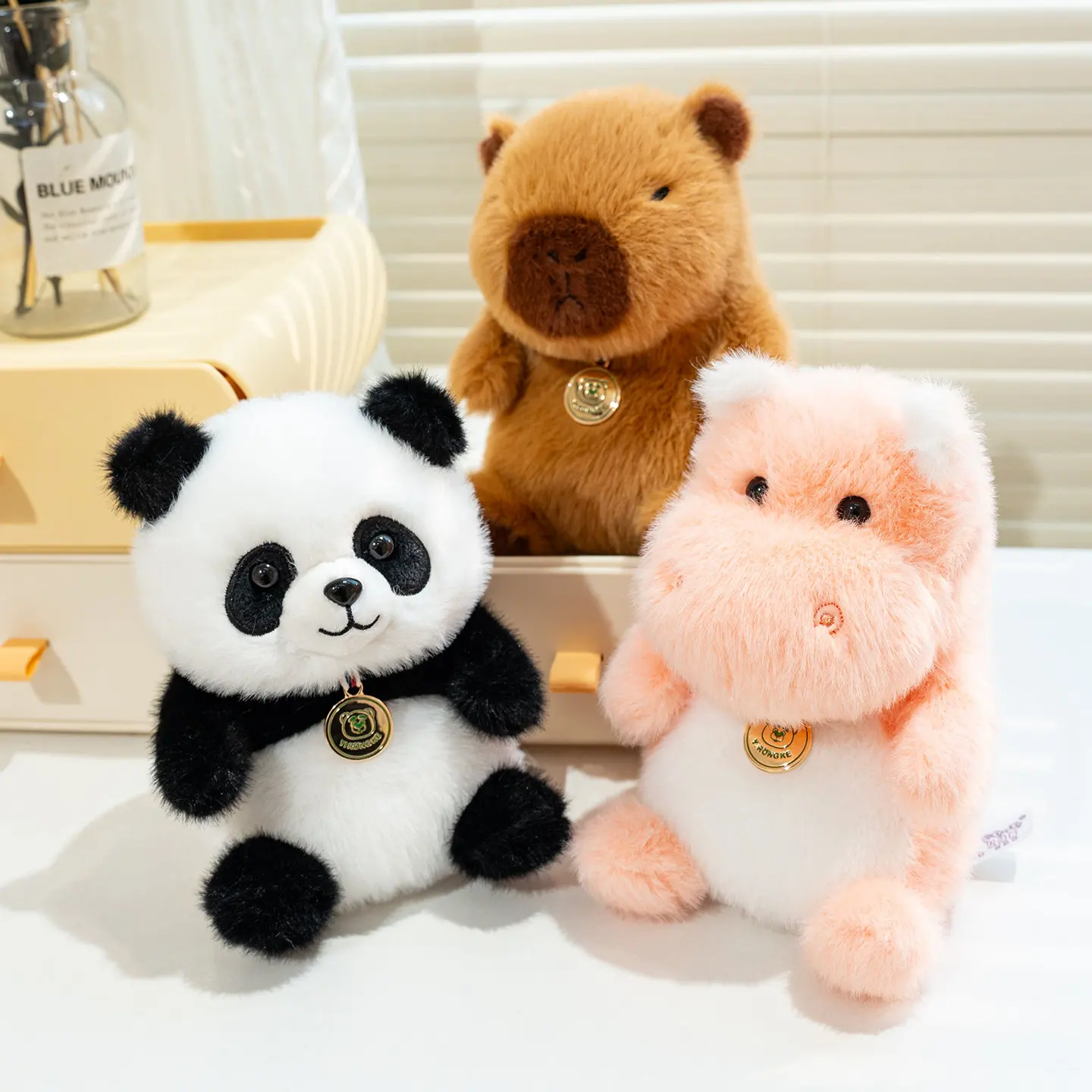 

Machine Washable Plush Seat Soft Animal Pouf Duck Koala Donkey Non-Slip Home Decor Sofa/Bed/Office Accent Stool