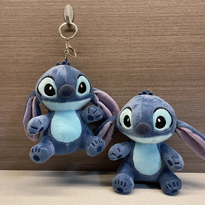 

Disney Stitch плюшевая игрушка брелок кулон мультфильм милая кукла детский подарок на день рождения вечерние Рождественский подарок
