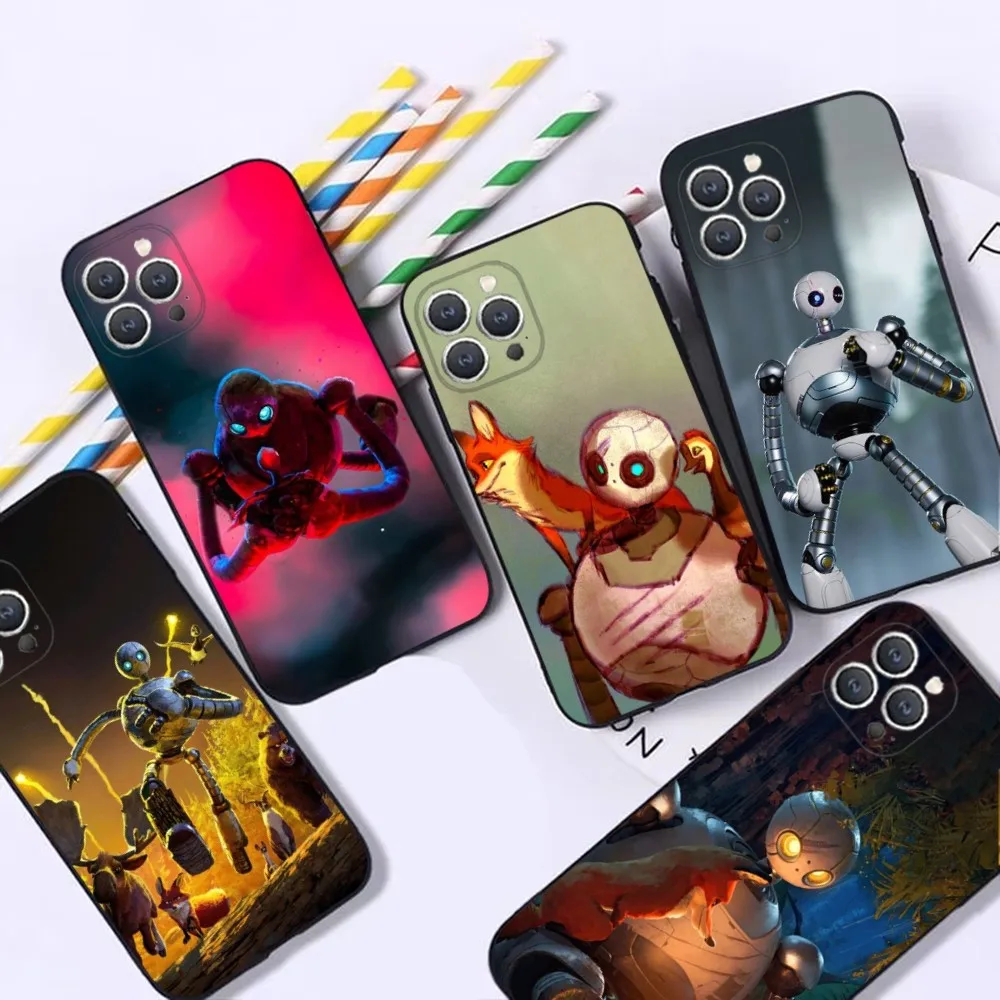 

The W-WildS R-RobotS Phone Case For iPhone 16,15,14,13,12,Pro,Max,11,7,8,Plus,XR,XS Max Shockproof Silicone Soft Shell