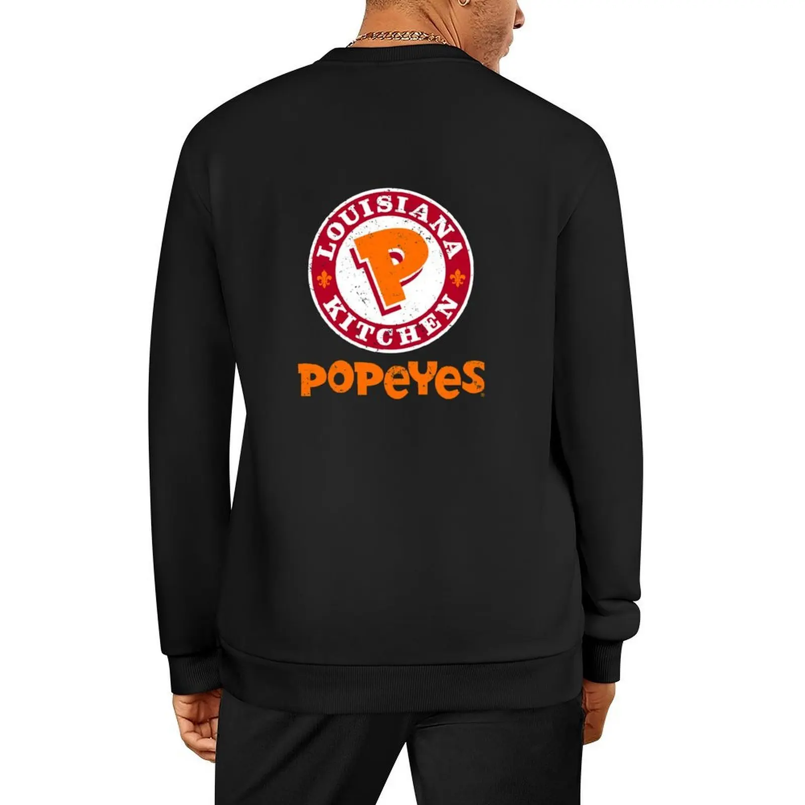 

louisiana kitchen popeyes Pullover mens clothes male clothes men wear men clothes oversize sweatshirts