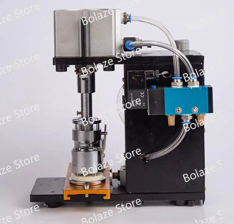 

Pneumatic Badge making Machine Auto induction stamping Badge processing punching machine with mold Pedal models without air pump