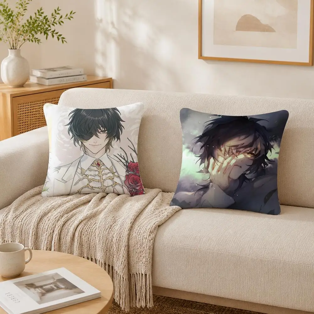 Towa S-slow Damage Cushion Cover Plush Decorative Pillow Case With Hidden Zipper Cutecore Room Decor For Home