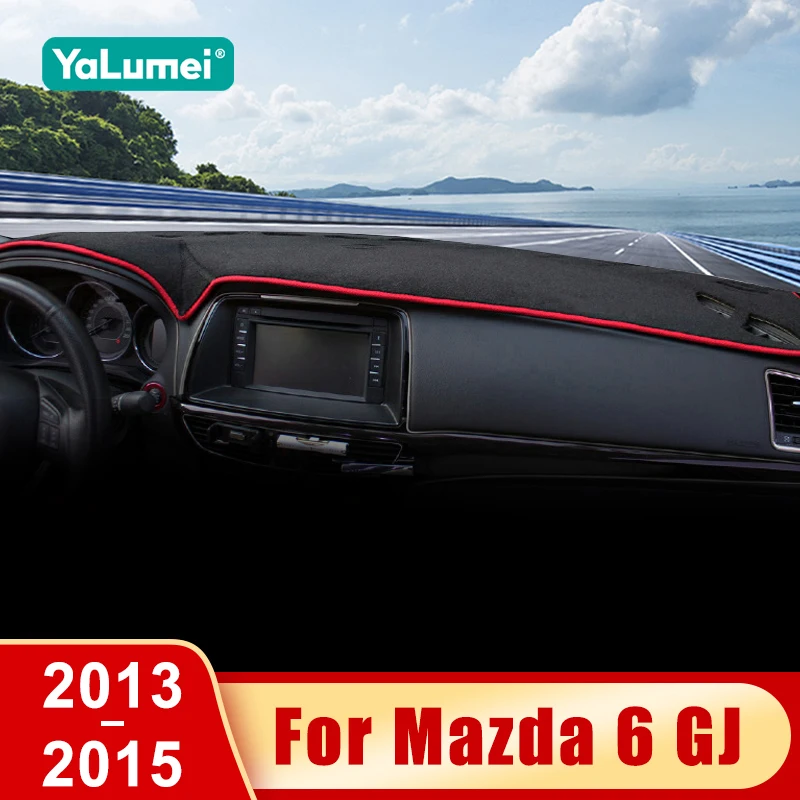 Für Mazda 6 GJ Atenza 2013 2014 2015 Auto-Armaturenbrettmatte Sonnenschutz-Pad Rutschfeste Wärmeisolierung Blendschutz Innenraum-Zubehör