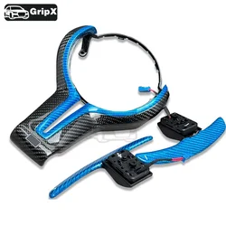 Carbon Fiber Steering Wheel Cover Trim  M Sport Performance for BMW F01 F06 F10 F11 F20 F22 F30 F31 F32 F36 M2 F87 M3 F80 M4 F82