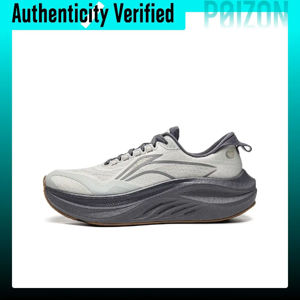 Li-Ning Leisure 2 Protective Edition Running Shoes Men's Low-top Silver Fox Gray ARSW175-3