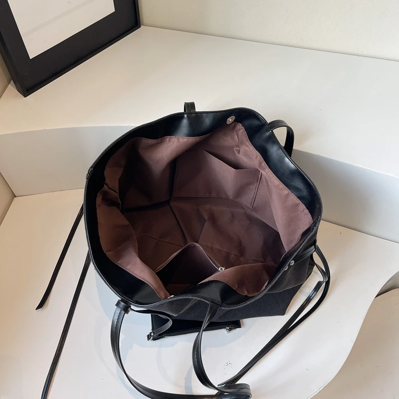 Casual Vintage frauen Schulter Tasche Mode Weibliche Leinwand Tragbare Handtaschen Große kapazität Reise Laptop Tragetaschen für dame – Detail 7