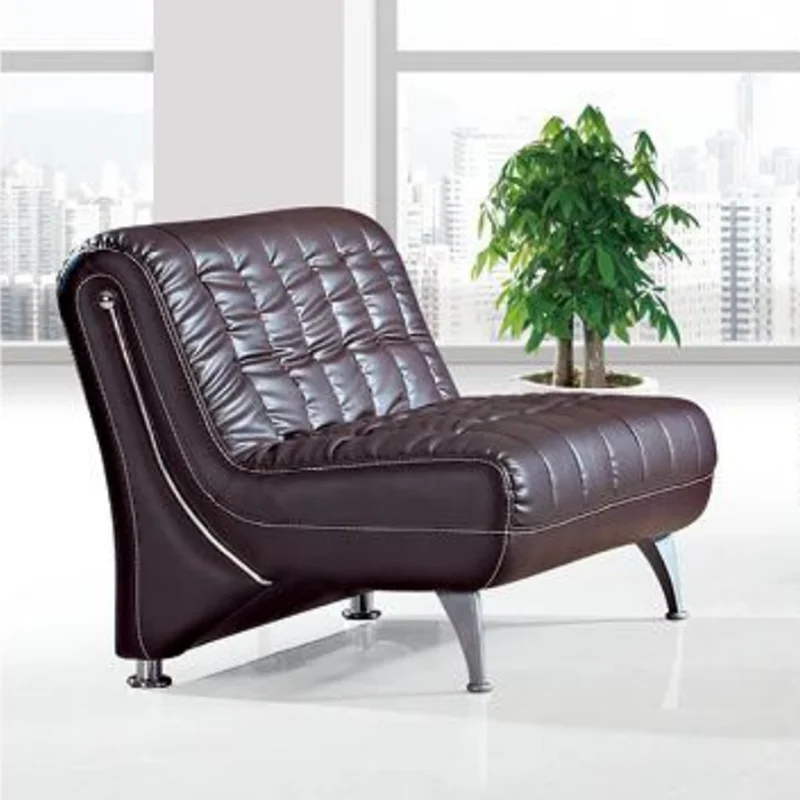

Beauty Salon Furniture Reception Room Waiting Area Set Customer Waiting Chair Barber Shop Sofa Waiting Leather Black for Salon
