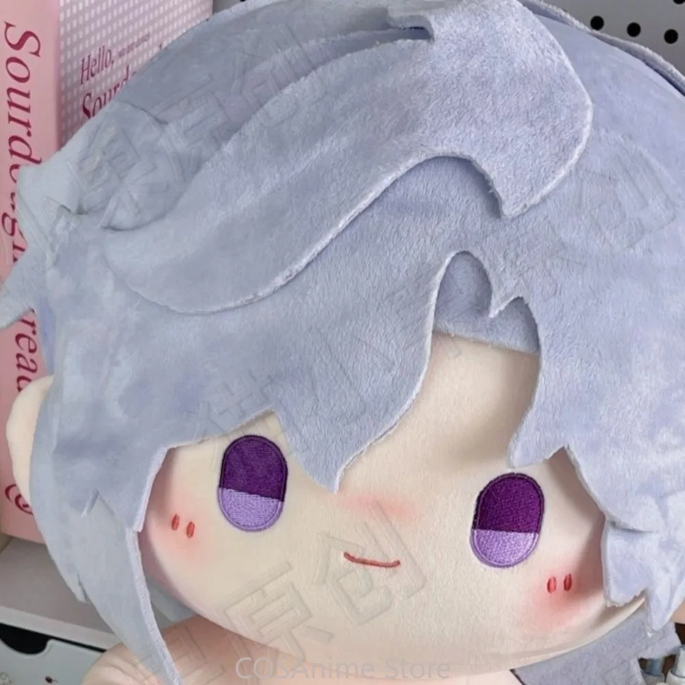 Mitya Genshin Impact 40cm Anime Cosplay Cotton Body Cartoon Dress Up Sitting Posture Figure Plush Throw Pillow Cushion Dolls