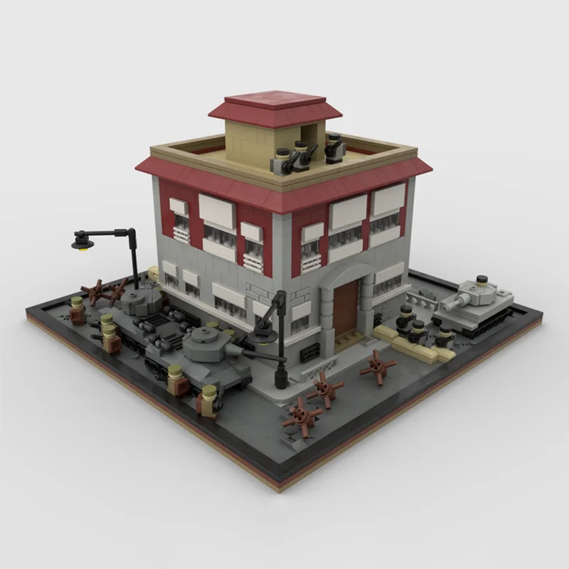 1279pcs MOC 배틀 베를린 마이크로스케일 모델 빌딩 블록 건축 장난감 DIY 창의적인 크리스마스 선물 교육 어린이 생일