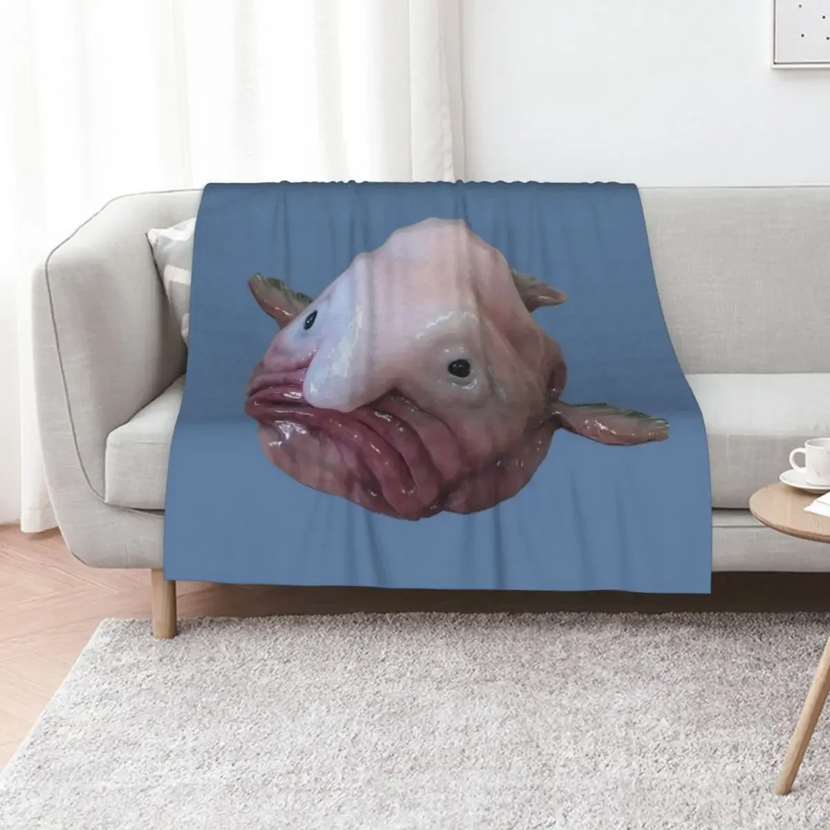 

Blob Fish Throw Blanket Luxury Throw Comforter Summer Hairy Blankets