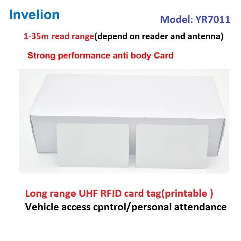 

860-960mhz passive 1-35m long range rfid pvc card epc gen2 iso18000 6C uhf rfid card tag with free 2pcs card holder sample