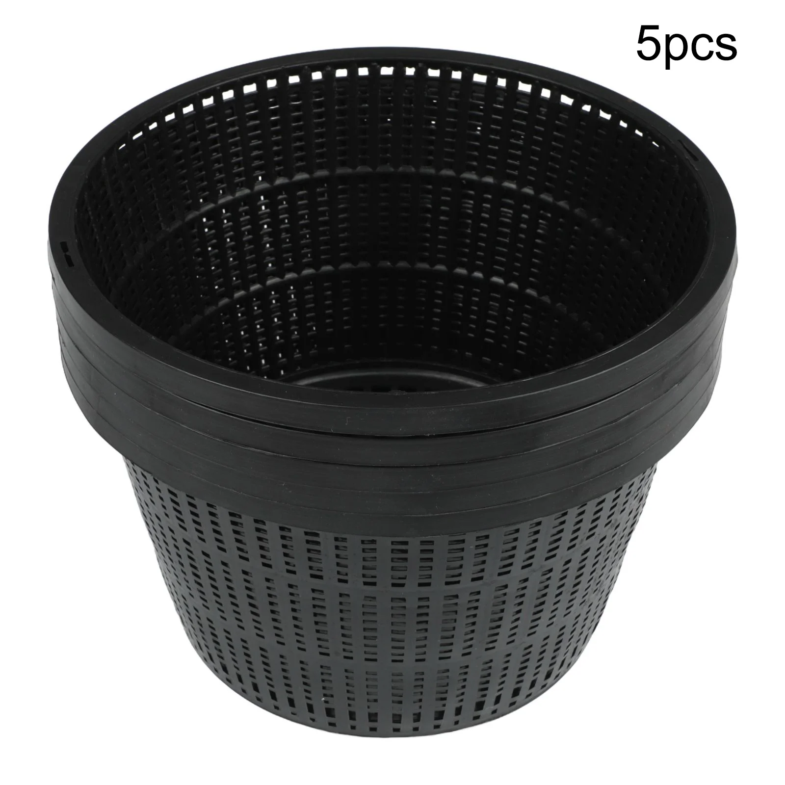 Garden Projects Height 5 Inches Aquatic Net Pots Pond Plant Support Basket Flowerpot Sturdy Plastic Construction