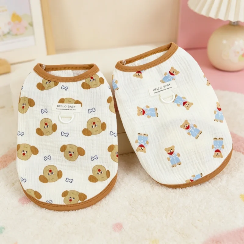 Camiseta verano para Chihuahua y perros pequeños – Algodón suave con estampado - imagen 4