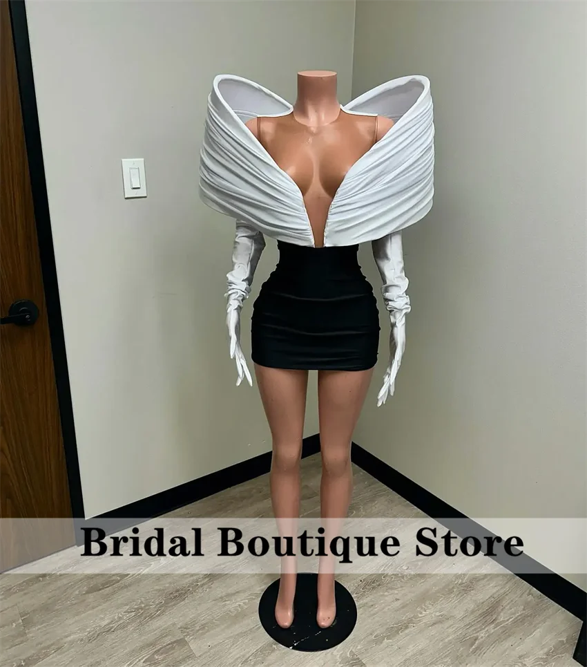 Stunning Hot Pink Prom Gown With Two Gloves Off Shoulder Birthday Party Cocktail Dresses Robe De Bal Custom-Made Customized image 6