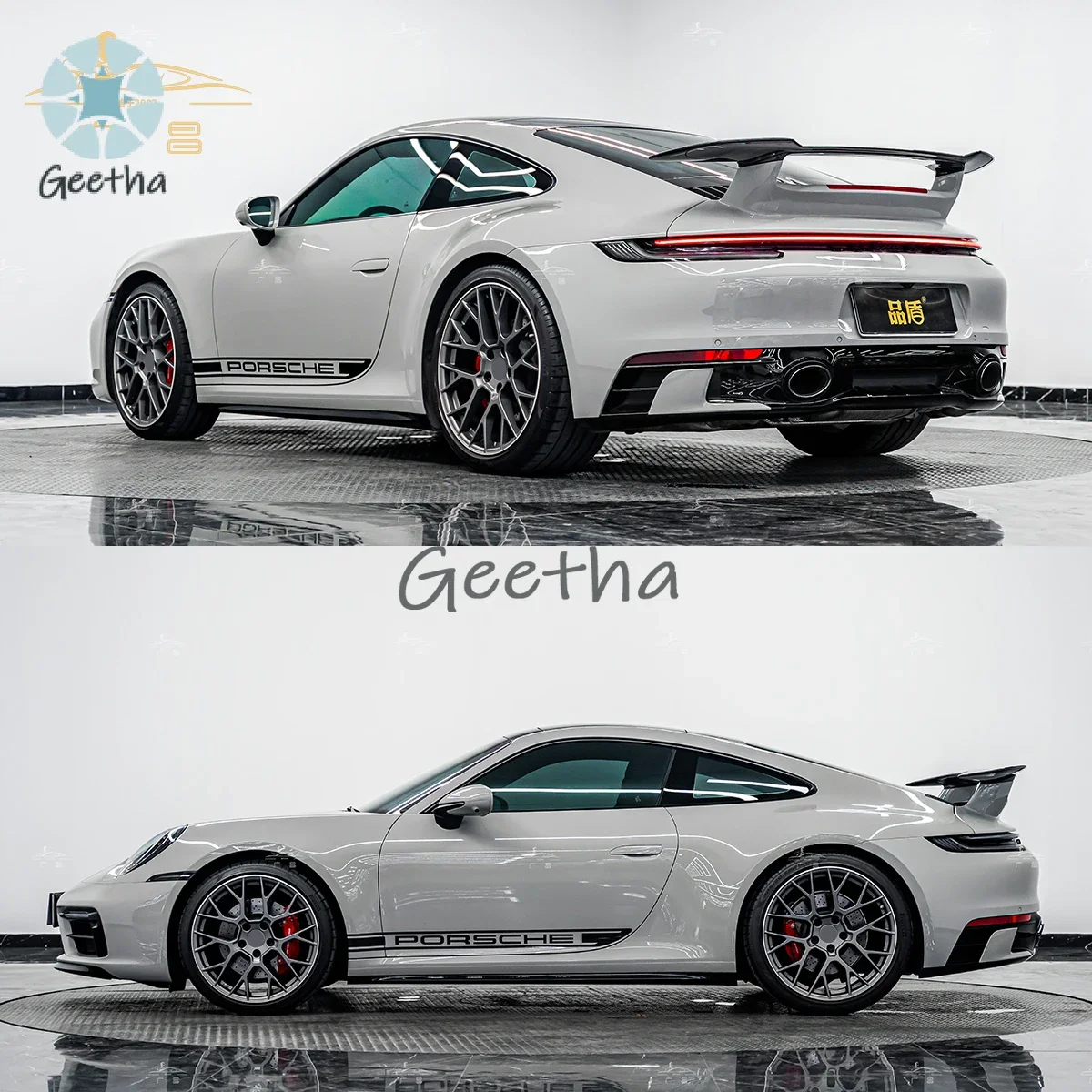 

For SD Design 992 Upgrade Dry Carbon Fiber Rear Trunk Spoiler Exterior Accessories Car Spoilers for Porsche 911