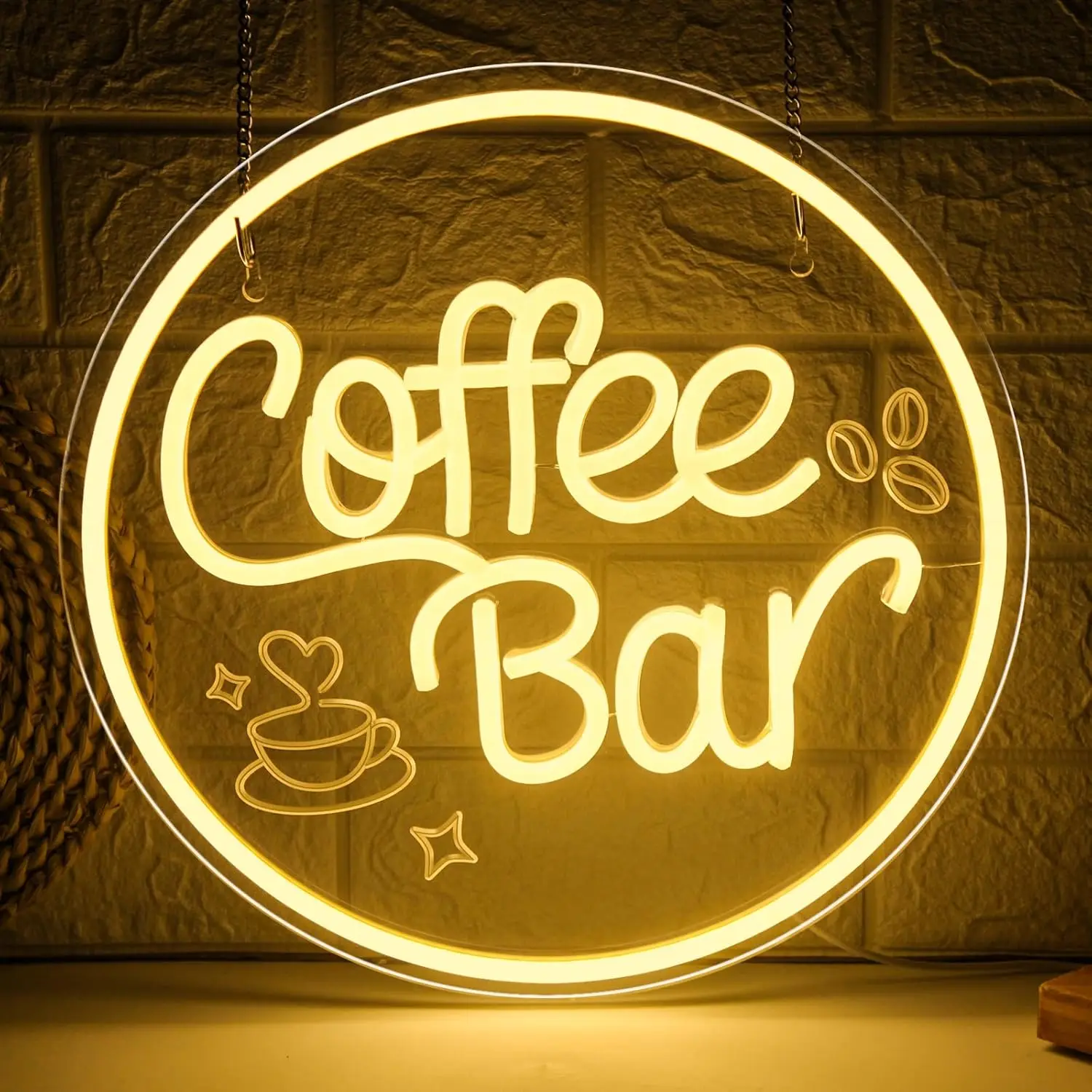 

Coffee Bar Neon Sign Dimmable LED Neon Light Sign for Coffee Station Shop Business Tea Bar Restaurant Kitchen Party Decor Gifts