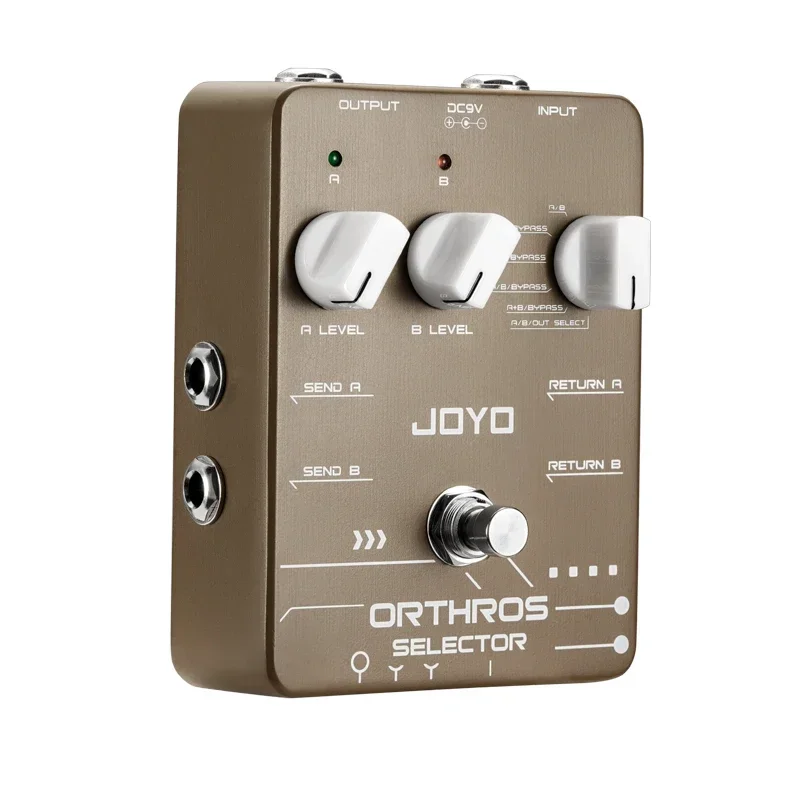 JOYO JF-24 ORTHROS SELECTOR Guitar Effect Pedal Two Line Loops 6 Looping Modes Guitar Parts & Accessories