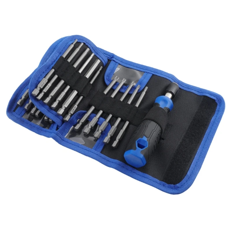 Screwdriver Set 24 in 1 Screwdriver with 23 Bits Impact Screwdriver Electronics Repair Tool for Computer 40JE