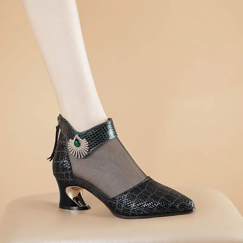 

Women's Sandals Block Heel Mesh Ladies Shoes Cheap Liquidation Casual Sandal Summer 2025 Offers Luxury Comfortable Shoe Sales