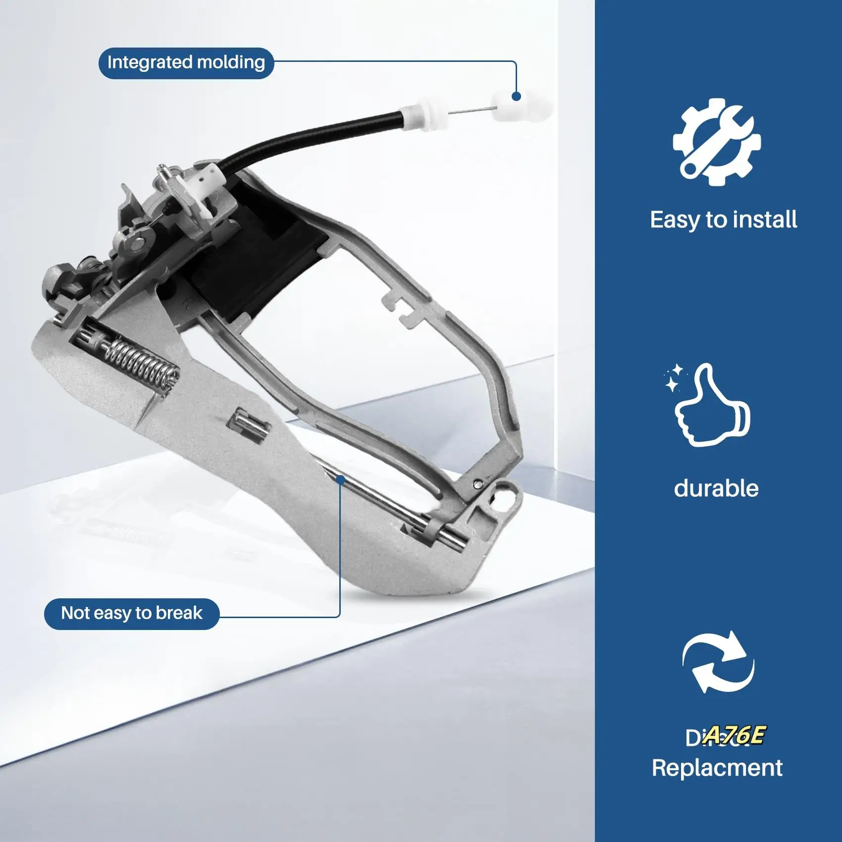 Front Right Passenger Side Mechanism 51218243618 Exterior Door Handle Forbmw X5 E53 51218243616