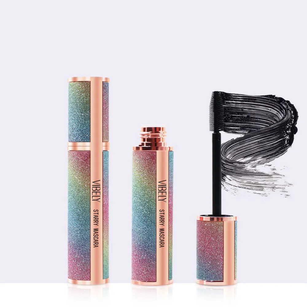 4D Brilliant Starry Sky Black Mascara Slim, Thick, Curled, Waterproof, Long lasting, Non Staying Mascara