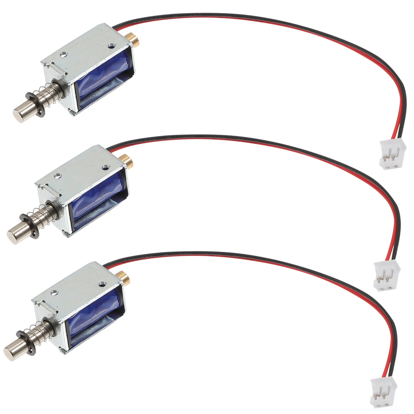 

3 Pcs Push-pull Electromagnet Standard Motor Products Starter Solenoid Tool Micro Suite Child