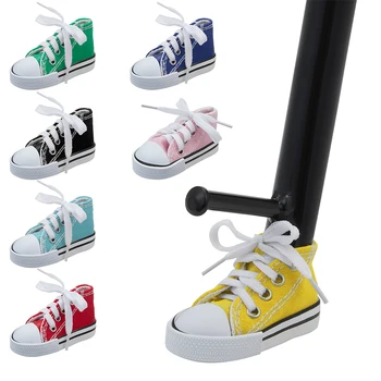 オートバイサイドスタンドクリエイティブ三脚カバーミニ靴自転車フットサポートモーターバイクキックスタンド 7.5 センチメートル装飾モト部品