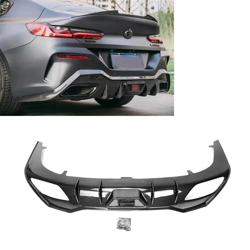 

New Design AC Style Carbon Fiber Diffuser for BMW 8 series 840i G14 G15 G16 M-sport Coupe 2019+ G14 G15 G16 Rear Bumper Diffuser