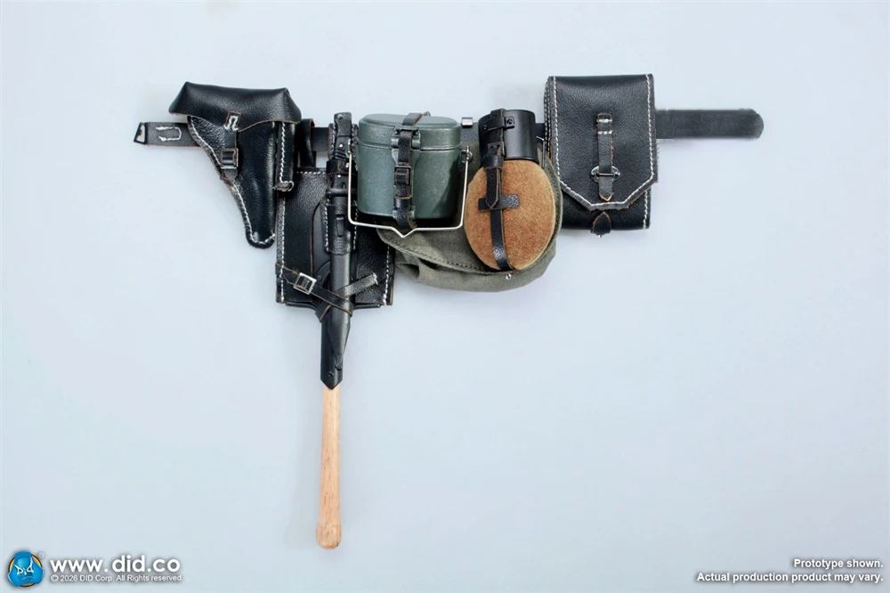 

1/6th DID D80192 Man Soldier Doll Waist Belt Shovel Bags Lunch Box Accessories Toys Model For 12" Figure Doll Scene Component