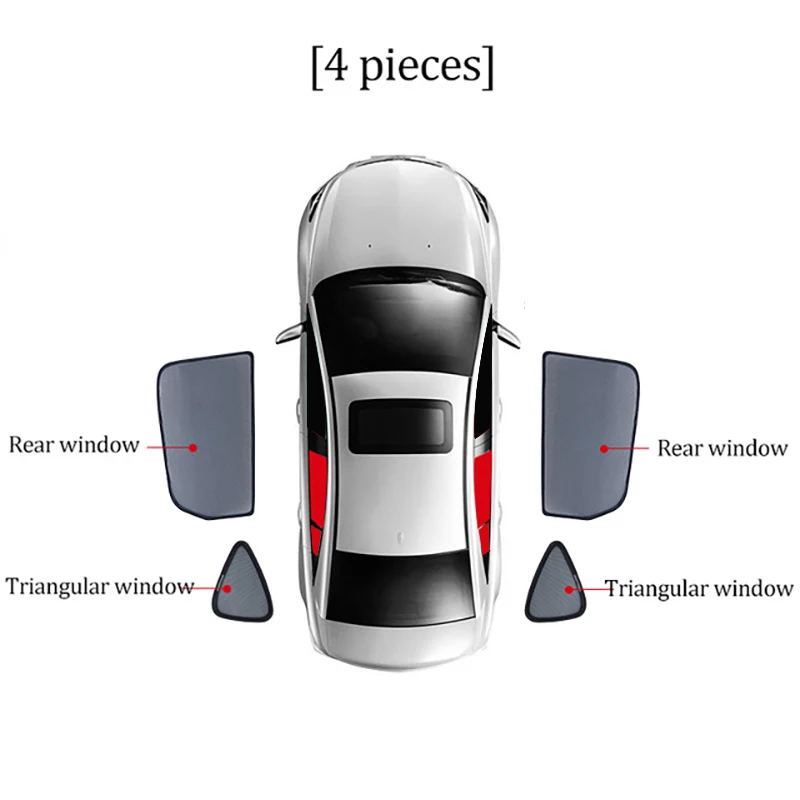 Voor Skoda Octavia Combi Mk3 2012-2019 Magnetische Auto Zonnescherm Voorruit Gordijn Achterzijde Baby Raam Zonnescherm