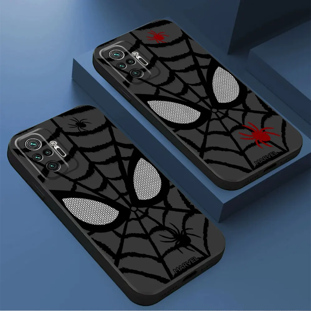 Back Cases Case for Xiaomi Mi 11 Lite 10T Pro 12 Lite CC9 Pro 12T 11T 13 Note 10 12T Pro 11T TPU Soft Cover Marvel Sipider Man