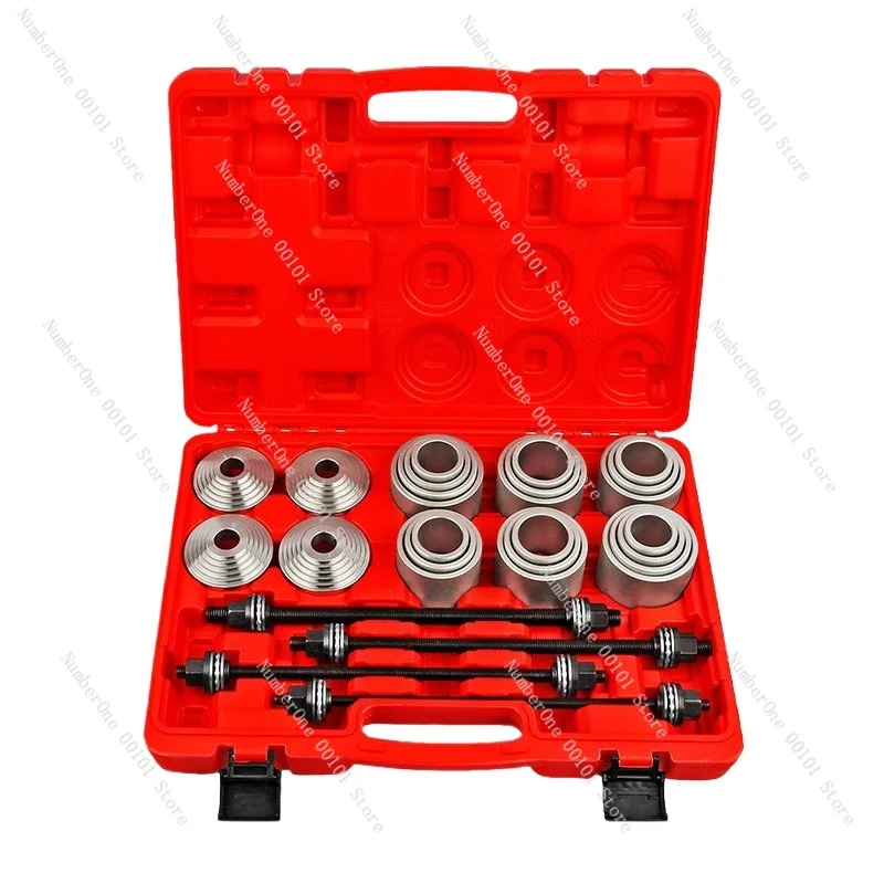 28-piece Universal Rubber Sleeve Replacement Tool Rear Axle Lower Control Arm Bushing Removal Tool