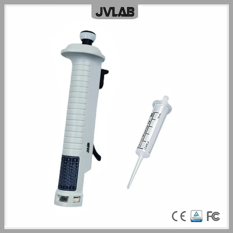 Stepmate Stepper Verstelbare Pipet Repeator Laboratorium Pipettor Dropper Dispenser Continue Distributeur Komen Met Tip 5Ml