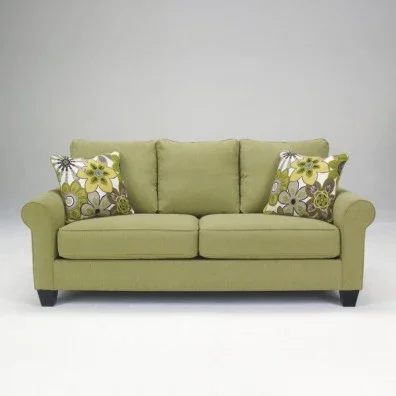 American rural French light luxury small unit fabric sofa single and double sofa combination