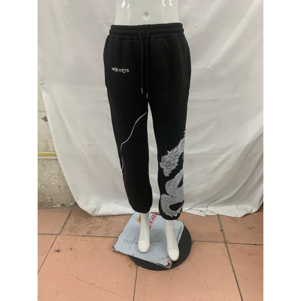 

Chinese style new design ins style niche versatile classic classical style dragon totem long sleeved punkstyle pants