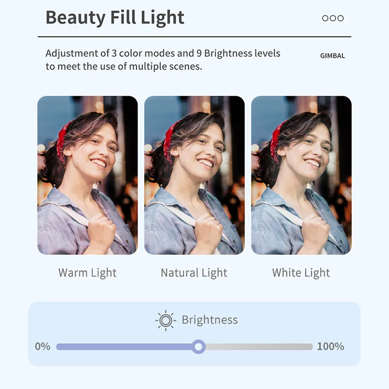 360° Rotation Gimbal Stabilizer Selfie Stick Following Shooting Phone Tripod Gimbal For iPhone Phone Smartphone Live Photography
