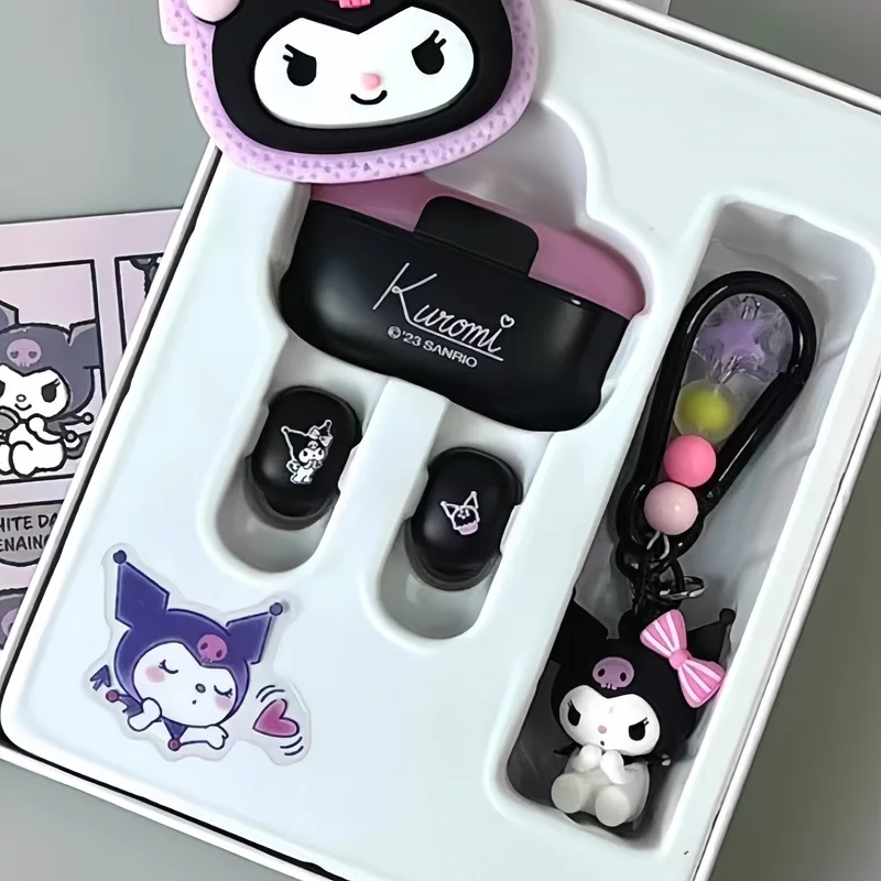 Sanrio Kuromi Bluetooth Headphones Cinnamoroll Melody True Wireless Headset Pochacco Sport Touch Control Game Earphone Xmas Gift