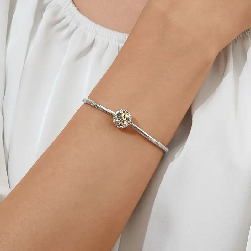 الأصلي الفضة مطلي الاكسسوارات الأزياء سحر النسر جارلاند نقار الخشب حبة صالح قلادة سوار للنساء DIY مجوهرات هدية #3