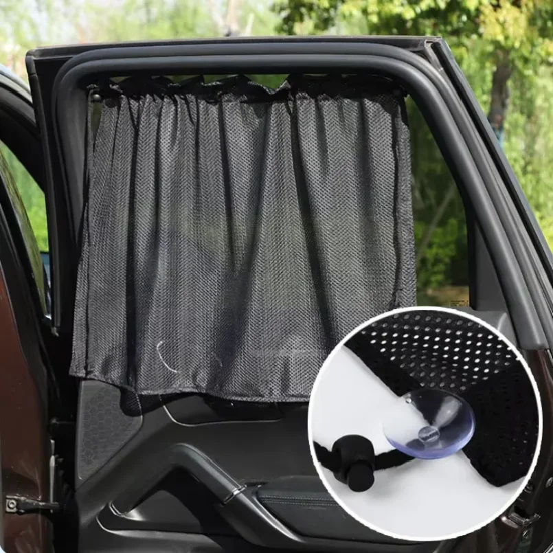 Cute Cartoon Car Curtain Sunshade Curtain Essential Summer Car Sunscreen Curtains Keep Your Car Interior Cool & Protected