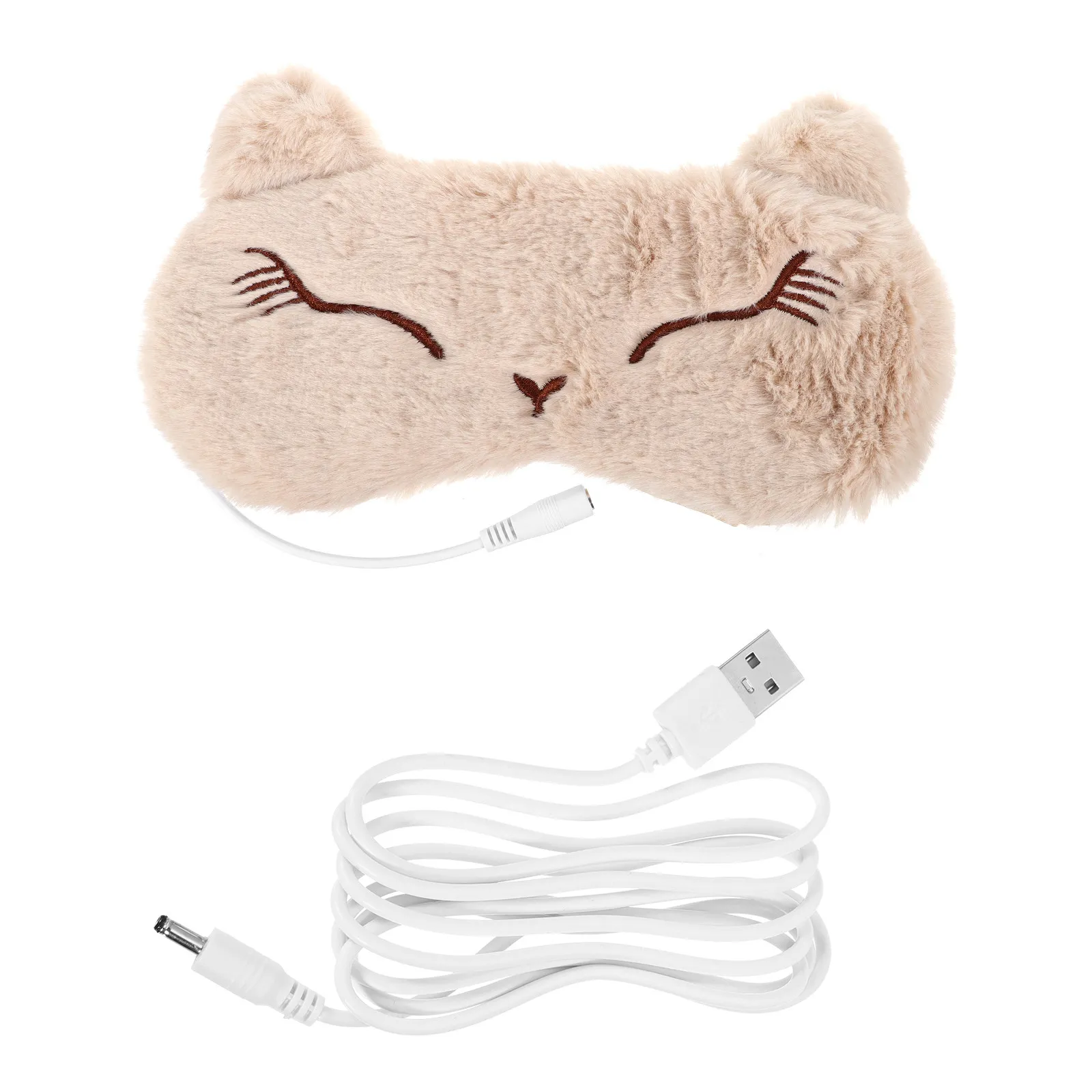 

1Set Eye Mask Heated Magnetic Absorption Eye Patch USB Thermostatic Blinder Travel Home Office Sleep Blackout Eyeshade