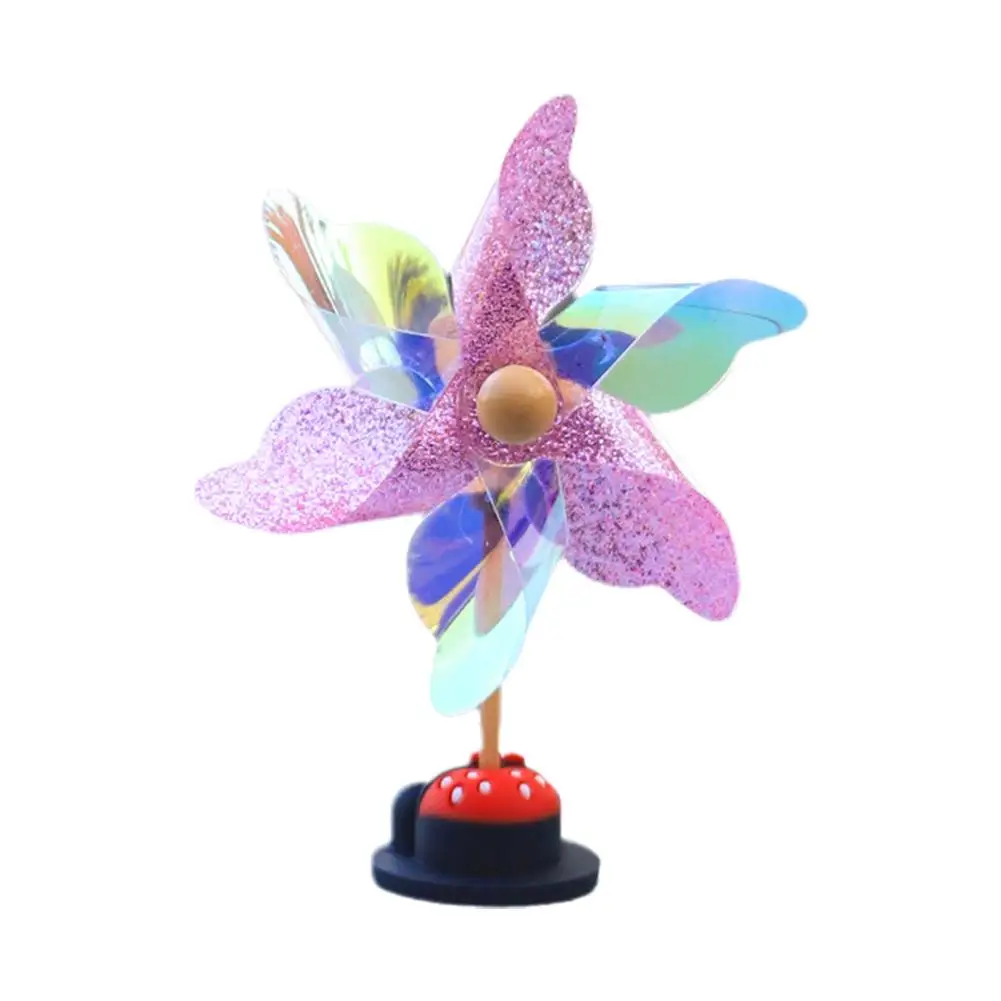 Creative Cute Electric Car Mini Windmill Decoration Bicycle Car Interior Motorcycle Handlebar Decoration Pinwheel Ornament V8B1