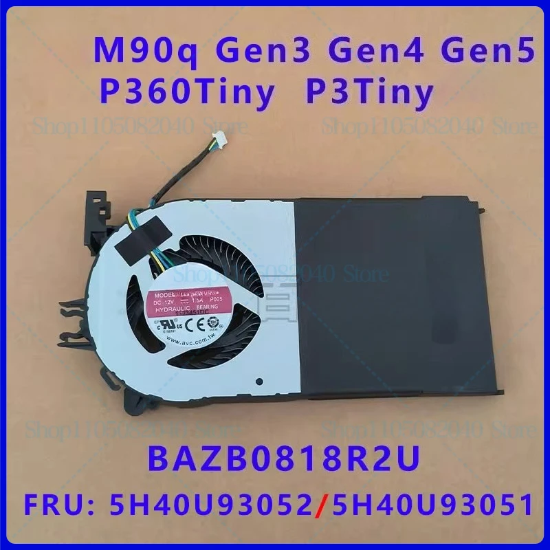 

For Lenovo M90q Gen3 P360 P3Tiny Cooling Fan 5H40U93051 BAZB0818R2U