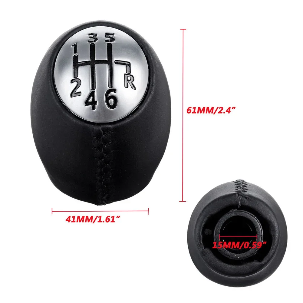 6 Speed Gear Shift Knob For Megane Scenic Laguna Espace Master Trafic Height 61mm Interior Parts