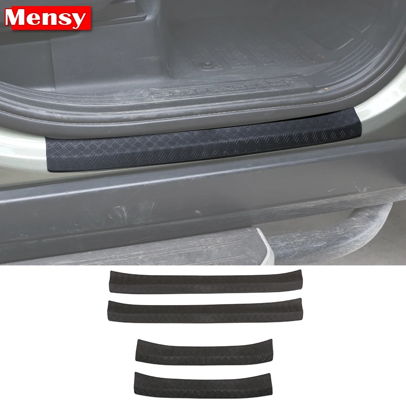 

For Land Rover Defender 90 110 2020-2023 ABS Black Car Outer Threshold Strip Protection Decorative Strip Car Accessories